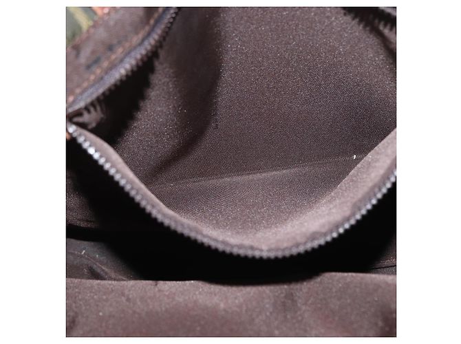 FENDI Zucca Canvas Handtasche Schwarz Braun Auth 173796 - Ansicht 21