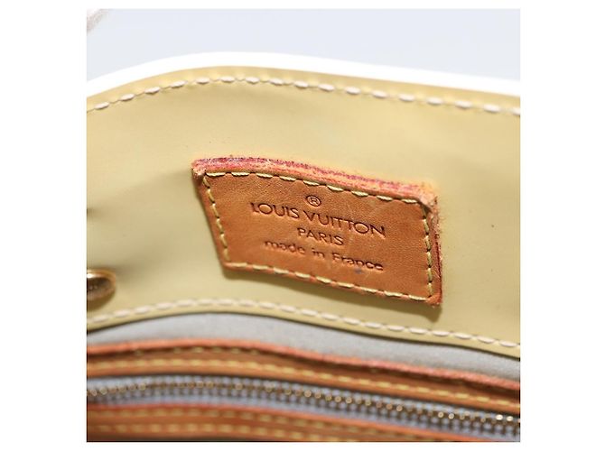 LOUIS VUITTON Monogram Vernis Reade PM Borsa a Mano Perle M91336 LV Auth BA10949 - vista 17