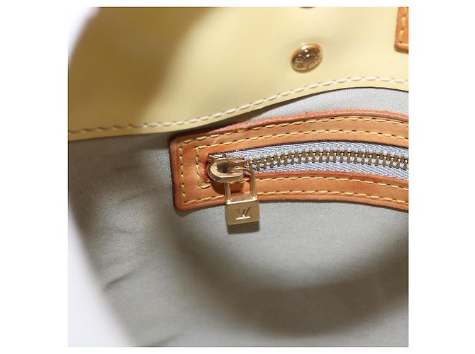 LOUIS VUITTON Monogram Vernis Reade PM Borsa a Mano Perle M91336 LV Auth BA10949 - vista 20