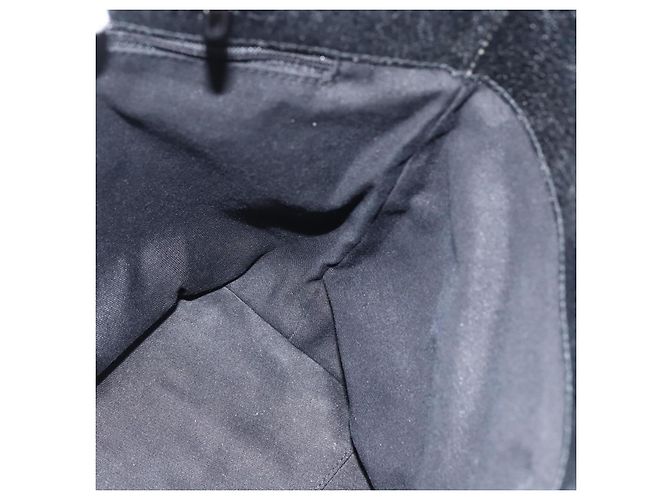 GUCCI GG Canvas Tote Bag Schwarz Silber 120840 Auth ka2935 - Ansicht 17