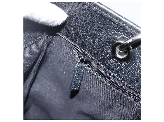 GUCCI GG Canvas Tote Bag Schwarz Silber 120840 Auth ka2935 - Ansicht 19