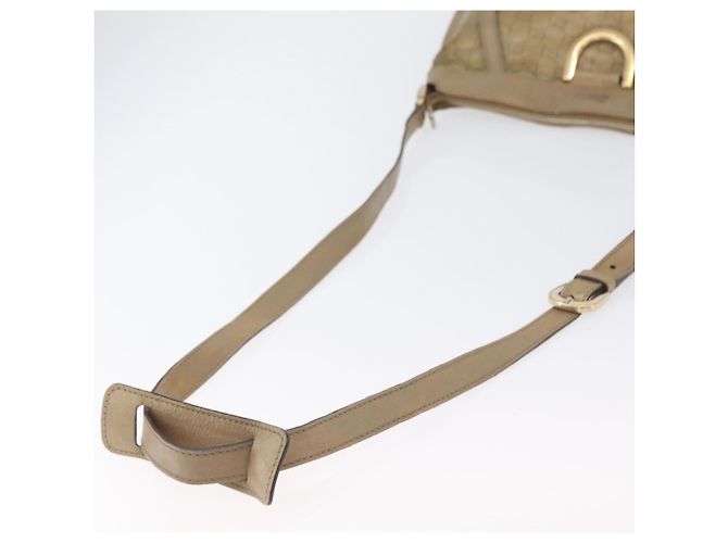 Borsa a Spalla GG Crystal Gucci Beige Oro 203257 Auth LNZ124 D'oro - vista 7