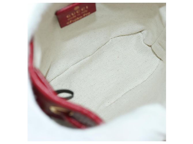 Borsa Fujiko-Pro in PVC Beige Oro Micro GG Supreme GUCCI 647801 Auth LNZ989SAM D'oro - vista 10