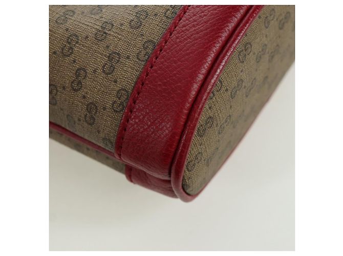 Borsa Fujiko-Pro in PVC Beige Oro Micro GG Supreme GUCCI 647801 Auth LNZ989SAM D'oro - vista 16