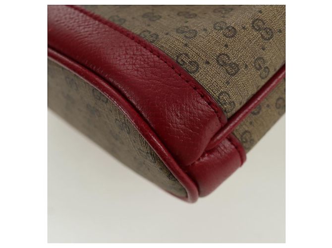 Borsa Fujiko-Pro in PVC Beige Oro Micro GG Supreme GUCCI 647801 Auth LNZ989SAM D'oro - vista 17
