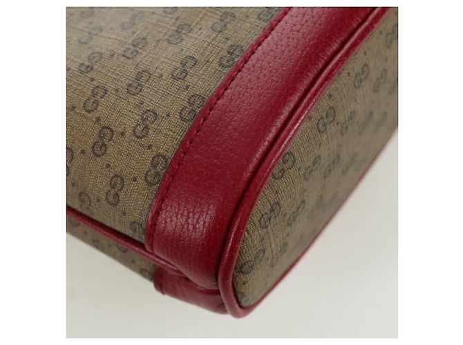 Borsa Fujiko-Pro in PVC Beige Oro Micro GG Supreme GUCCI 647801 Auth LNZ989SAM D'oro - vista 18