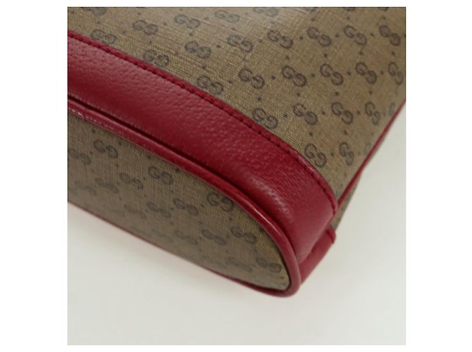 Borsa Fujiko-Pro in PVC Beige Oro Micro GG Supreme GUCCI 647801 Auth LNZ989SAM D'oro - vista 19
