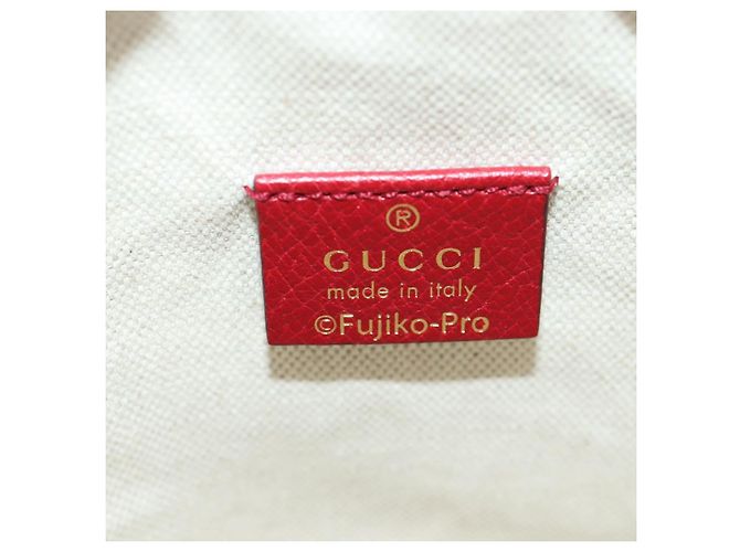 Borsa Fujiko-Pro in PVC Beige Oro Micro GG Supreme GUCCI 647801 Auth LNZ989SAM D'oro - vista 21