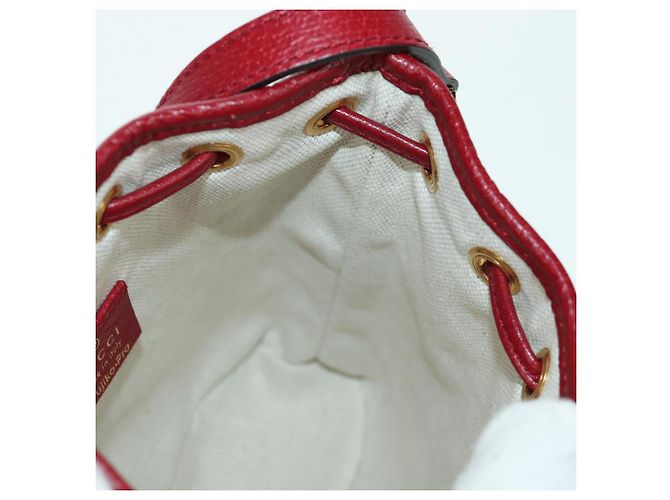 Borsa Fujiko-Pro in PVC Beige Oro Micro GG Supreme GUCCI 647801 Auth LNZ989SAM D'oro - vista 22