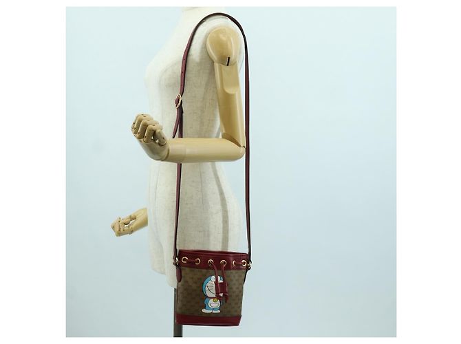 Borsa Fujiko-Pro in PVC Beige Oro Micro GG Supreme GUCCI 647801 Auth LNZ989SAM D'oro - vista 24