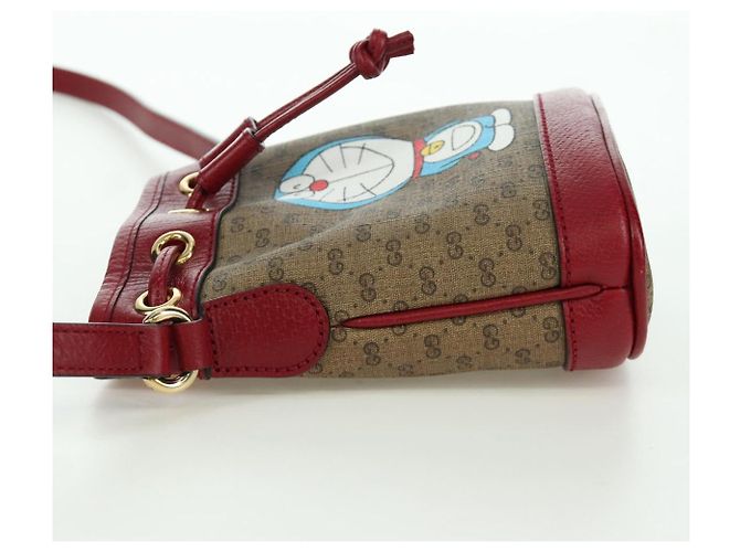 Borsa Fujiko-Pro in PVC Beige Oro Micro GG Supreme GUCCI 647801 Auth LNZ989SAM D'oro - vista 4