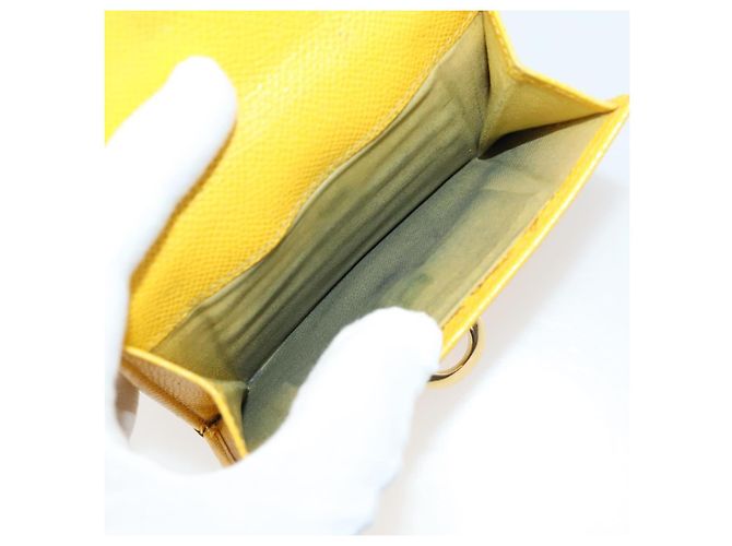 Salvatore Ferragamo Valla Gancini Pelle 5 Set Rosa Marrone Giallo Auth LNZ180 - vista 16