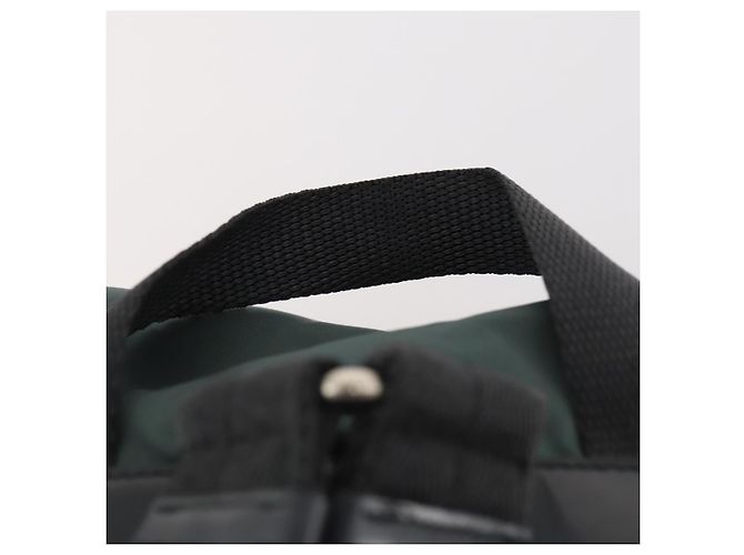 PRADA Rucksack aus Nylon grün silber authentisch fm5140 - Ansicht 14