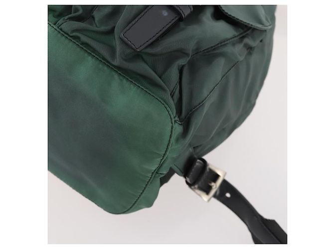 PRADA Rucksack aus Nylon grün silber authentisch fm5140 - Ansicht 16