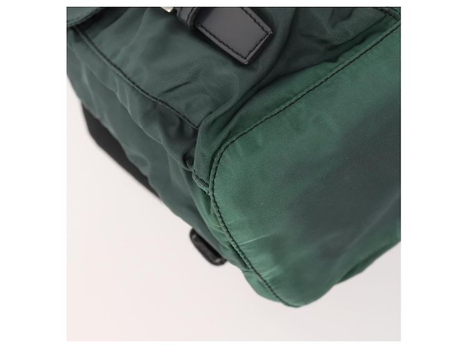 PRADA Rucksack aus Nylon grün silber authentisch fm5140 - Ansicht 17