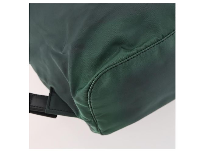 PRADA Rucksack aus Nylon grün silber authentisch fm5140 - Ansicht 19