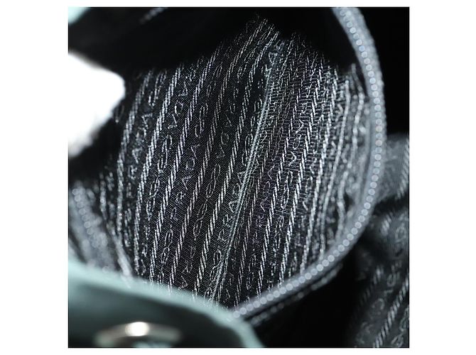 PRADA Rucksack aus Nylon grün silber authentisch fm5140 - Ansicht 27