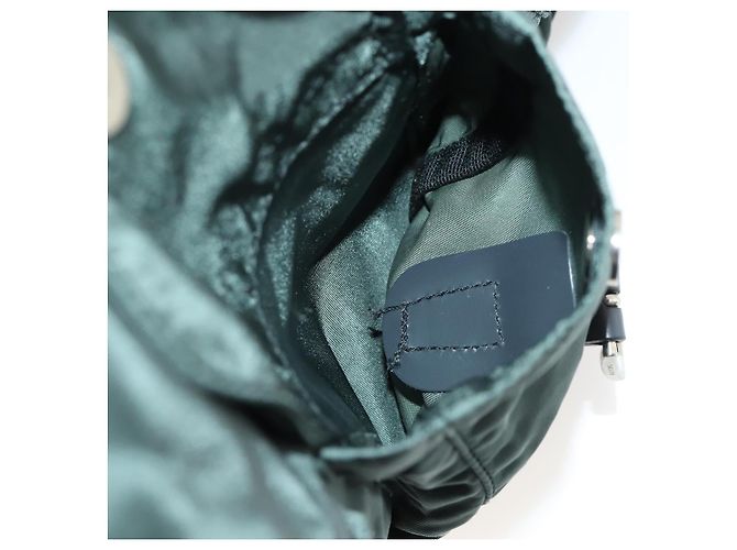 PRADA Rucksack aus Nylon grün silber authentisch fm5140 - Ansicht 29