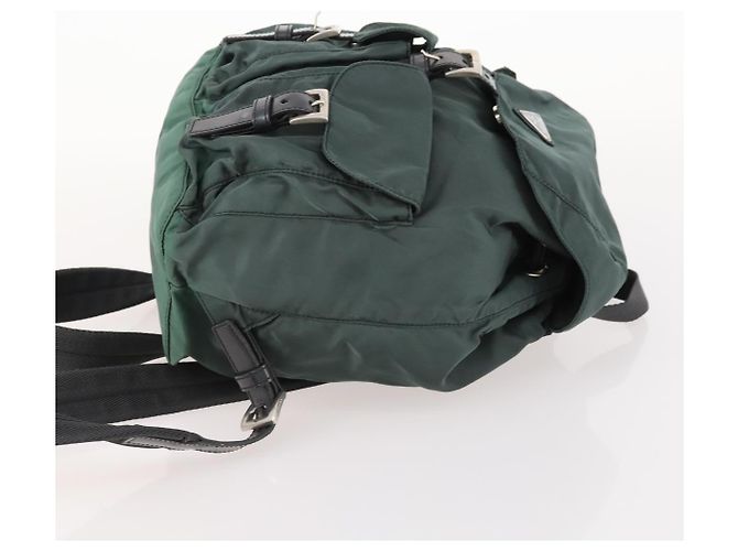 PRADA Rucksack aus Nylon grün silber authentisch fm5140 - Ansicht 3