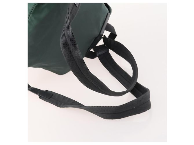 PRADA Rucksack aus Nylon grün silber authentisch fm5140 - Ansicht 8