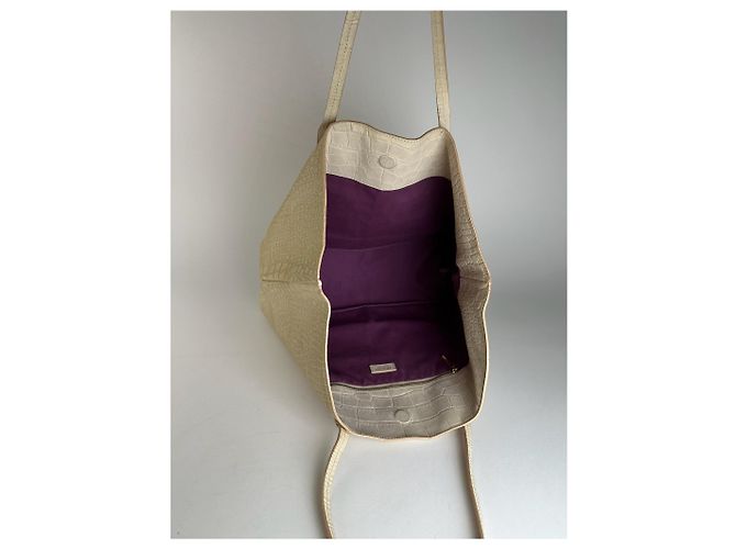 Vintage Emilio Pucci Krokodil-Prägung Leder Tote Bag - Ansicht 3