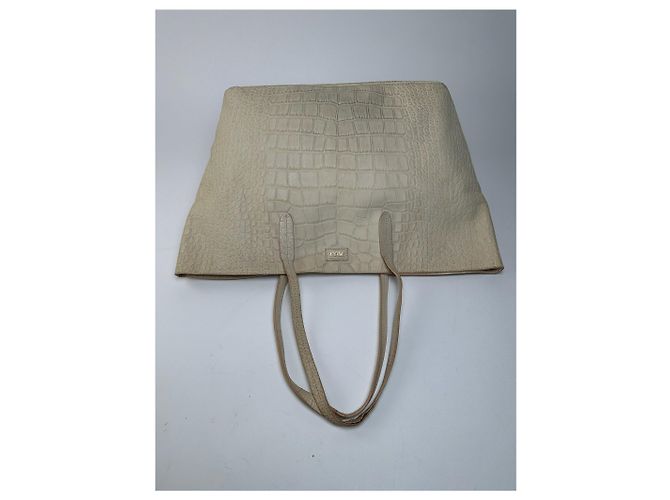 Vintage Emilio Pucci Krokodil-Prägung Leder Tote Bag - Ansicht 6
