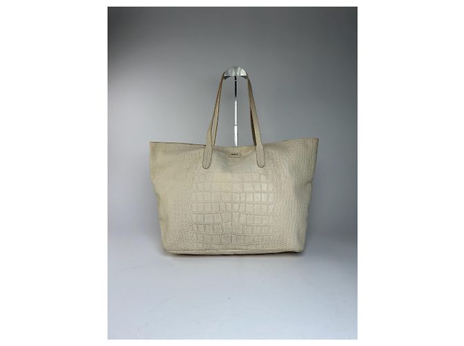 Vintage Emilio Pucci Krokodil-Prägung Leder Tote Bag - Ansicht 8