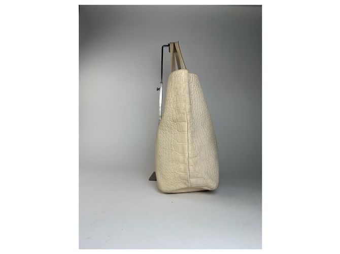 Vintage Emilio Pucci Krokodil-Prägung Leder Tote Bag - Ansicht 9
