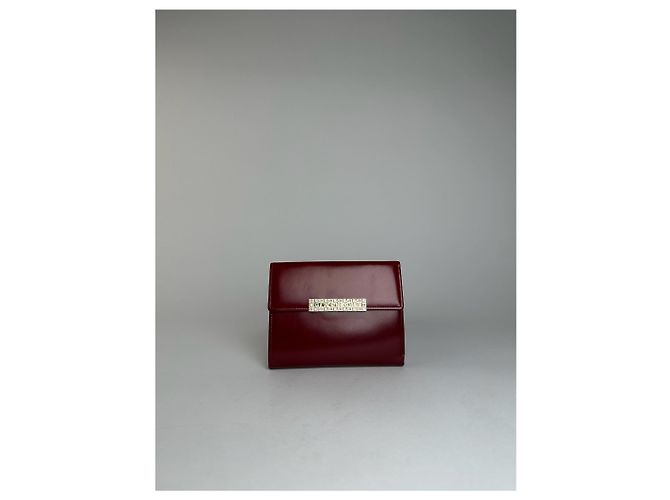 Vintage Givenchy Patent Leather Wallet Red - view 6