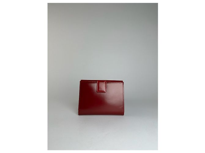 Vintage Givenchy Patent Leather Wallet Red - view 8