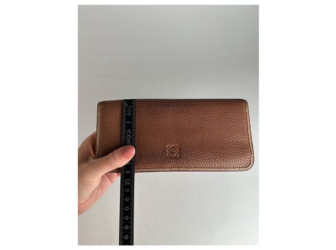 Vintage Loewe Madrid Leather Wallet Brown - view 3