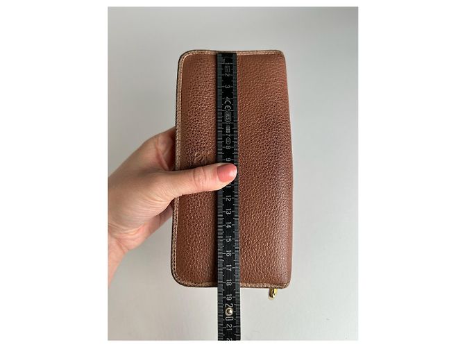 Vintage Loewe Madrid Leather Wallet Brown - view 4