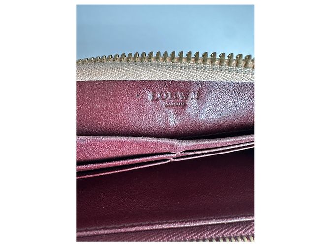 Vintage Loewe Madrid Leather Wallet Brown - view 5