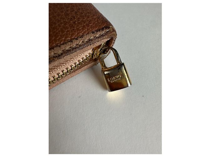Vintage Loewe Madrid Leather Wallet Brown - view 8