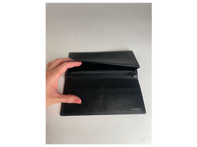 Vintage Givenchy Leather ID Holder Black - view 4
