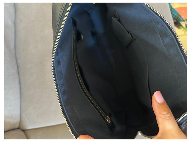 Borsa a mano Louis Vuitton Mat Malden Monogram Blu Notte in Pelle Blu navy - vista 3