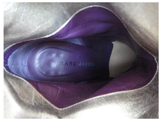 Botines Marc Jacobs de ante marrón Marrón oscuro - vista 7