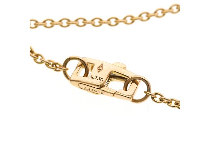 Louis Vuitton Anhänger Sternblüte Diamant Halskette Golden - Ansicht 10