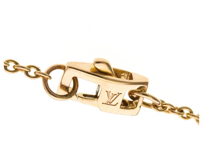 Louis Vuitton Anhänger Sternblüte Diamant Halskette Golden - Ansicht 11
