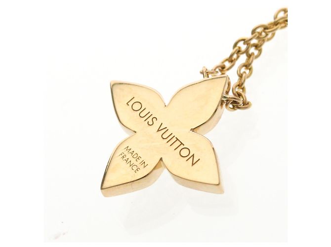 Louis Vuitton Anhänger Sternblüte Diamant Halskette Golden - Ansicht 8