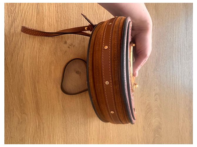 Chloé Borsa a Spalla Chloe Nile in Pelle Marrone - vista 5