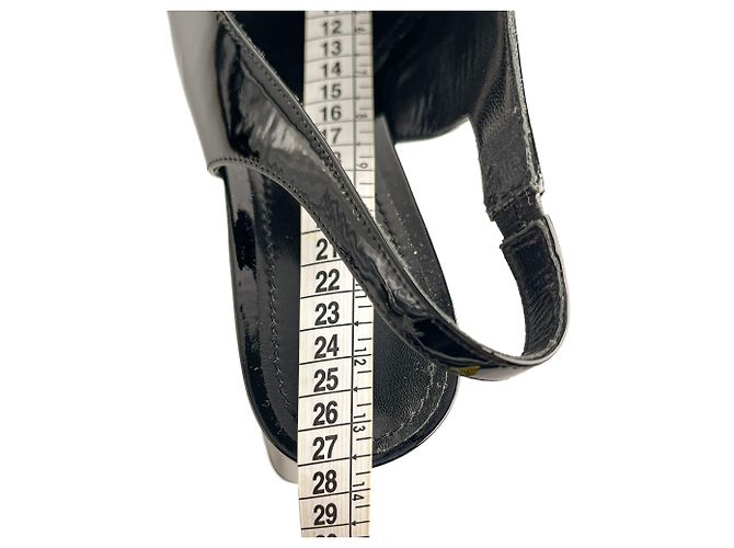 Louis Vuitton Lackleder-Pumps Shake 41 Schwarz - Ansicht 10
