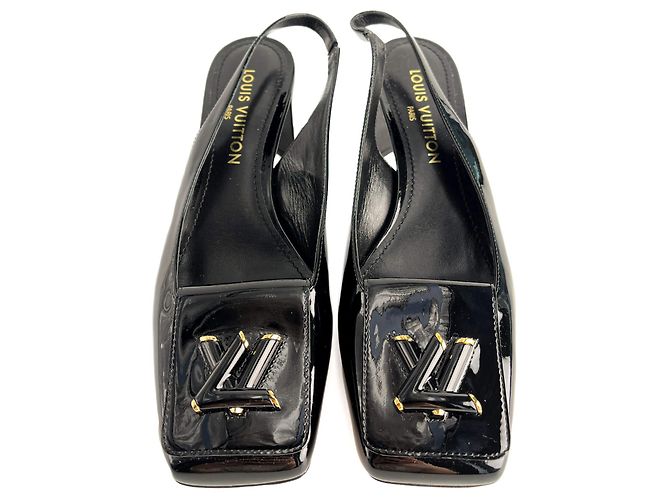 Louis Vuitton Lackleder-Pumps Shake 41 Schwarz - Ansicht 2