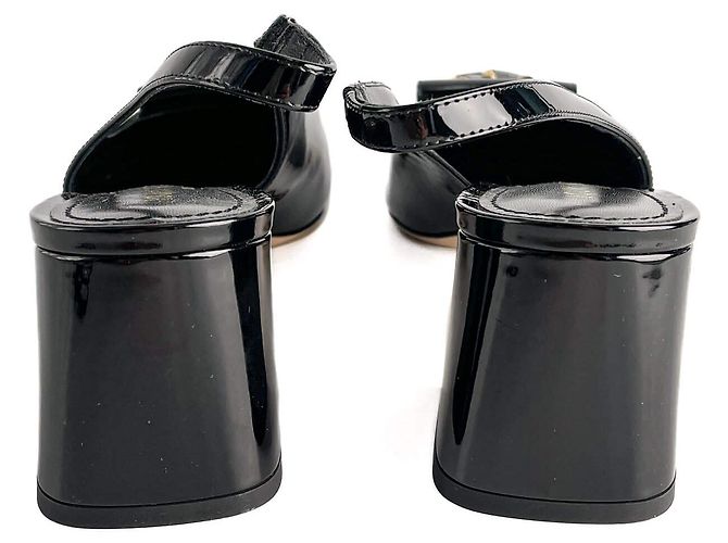 Louis Vuitton Lackleder-Pumps Shake 41 Schwarz - Ansicht 5