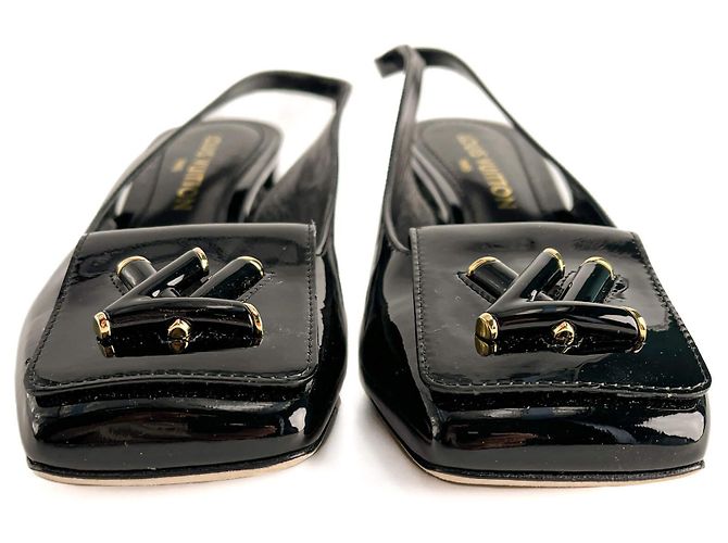 Louis Vuitton Lackleder-Pumps Shake 41 Schwarz - Ansicht 6