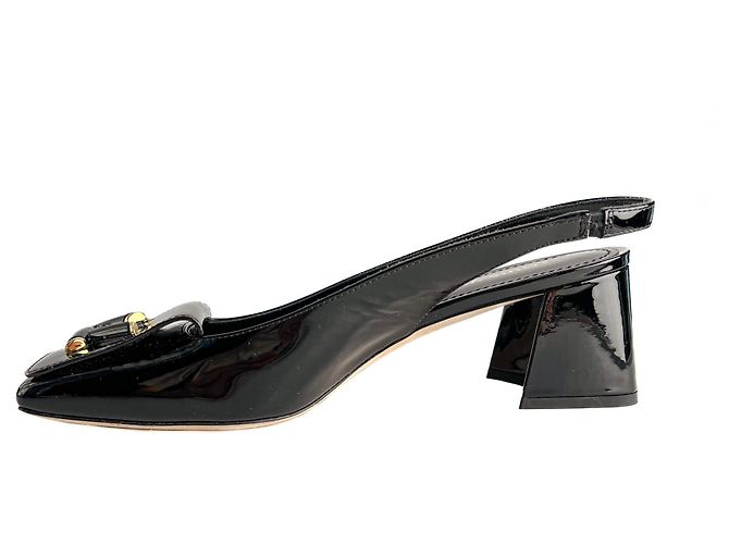 Louis Vuitton Lackleder-Pumps Shake 41 Schwarz - Ansicht 8