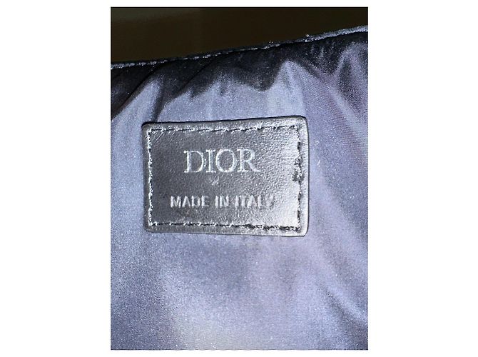 Borsa a Spalla Dior in Nylon Nero - vista 5