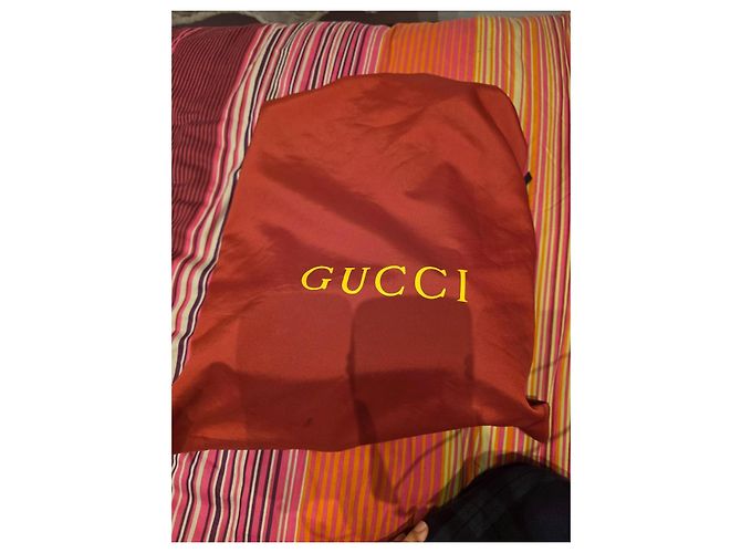 Gucci Leder Rucksack Rot - Ansicht 9