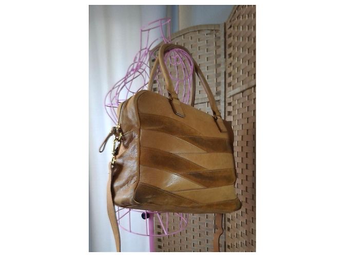 Nat & Nin Borsa in pelle marrone Cammello - vista 14