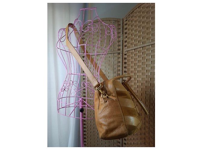 Nat & Nin Borsa in pelle marrone Cammello - vista 15